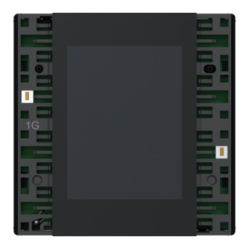 KNX Push-Button MTN6191-6010 – 1-Gang Touch Switch, System Design Black Schneider Electric