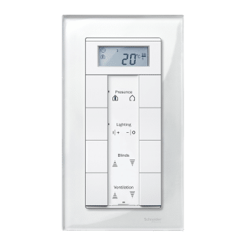 Merten System M Glass Frame Tall, Brilliant White – Product Code MTN404819