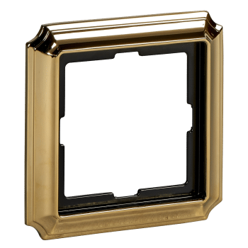 Antique Single Frame, Polished Brass, Code MTN483121 – Schneider Electric Smart Home KNX