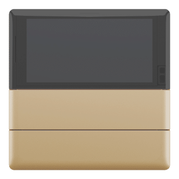 Unica Smart Thermostatic 4-Gang Wine Gold Model NP16212_01WG_E1 – Schneider KNX Smart Home