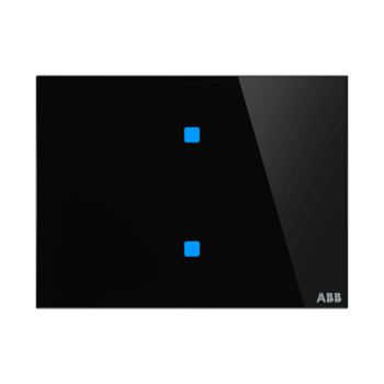 Tacteo Smart Touch Switch 2-Gang Horizontal Glass – TB/U2.8.1-CG