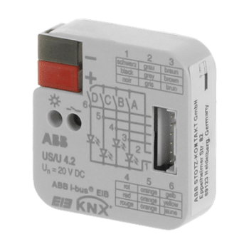 ABB US/U 4.2 رابط یونیورسال KNX چهار کاناله برای خانه هوشمند
