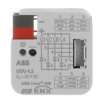 اینترفیس یونیورسال ABB US/U 4.2 چهار کاناله KNX